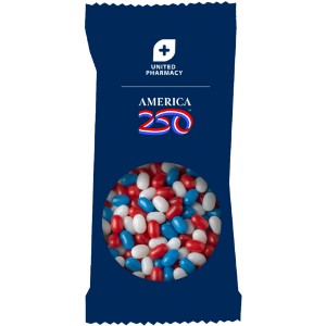 America250™ Zagasnacks™ Jelly Beans Snack Pack Bag - USA014