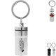 Aluminum Pill Holder Key Chain