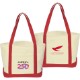 America250™ Starboard 24 oz. Recycled Cotton Canvas Tote Bag