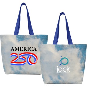 America250™ 14 oz. Recycled Canvas Tote Bag - USA105
