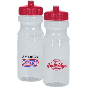America250™ Poly Clear™ Fitness Bottle, 24 oz. - USA050