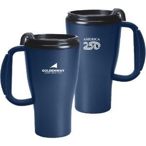 America250™ Omega Mug With Slider Lid, 16 oz. - USA055