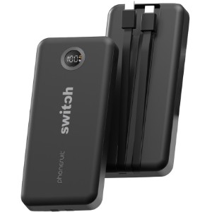 Phonesuit® Journey Novo Cabled Battery Pack, 10000mAh - HT7294