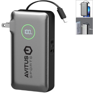 Phonesuit® Journey AC All-in-One Portable Battery Pack & Wall Adapter, 10000mAh - HT7296