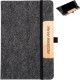 EarthTrendz™ Felt Notebook, 5-1/2" x 8-1/4"