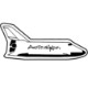 Space Shuttle Soft Vinyl Key Tag