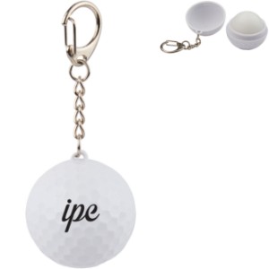 Golf Ball SPF15 Lip Balm Key Chain - BT2632
