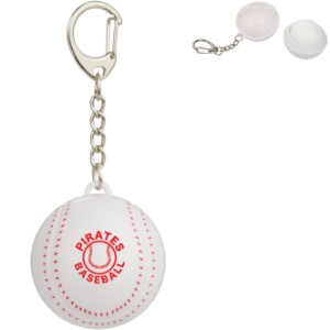 Baseball SPF15 Lip Balm Key Chain - BT2640