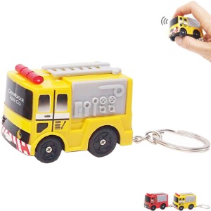 Fire Truck LED Light & Sound Keychain - DM5010