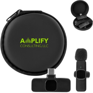 Wireless Lavalier Microphone & Case - HT7353