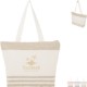 Marlo 10 oz. Recycled Cotton Zippered Tote Bag