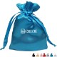 Trendy Satin Drawstring Pouch, 5" x 8"