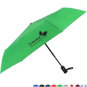 Auto Open-Close Telescopic Folding Umbrella, 42" Arc - Direct Import - RP1010