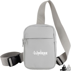 Crosscut Recycled PU Crossbody Bag - SZ1507