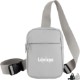 Crosscut Recycled PU Crossbody Bag