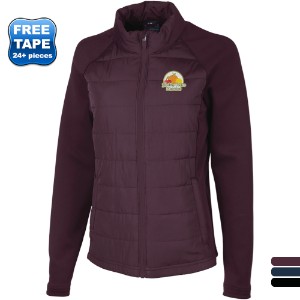 Charles River® Lotus Hybrid Recycled Poly Ladies' Puffer Jacket - CV1816