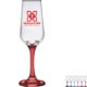 Toscana Champagne Glass with Color Bottom, 6.5 oz.