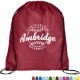 Classic 210D Polyester Drawstring Backpack