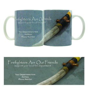 Firefighters Are Our Friends Design, Stoneware Mug, 11oz. - WW8020