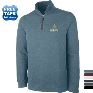 Charles River® Hudson Cotton/Poly 1/4-Zip Men's Pullover - CV1809