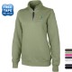 Charles River® Crosswind Cotton/Poly Quarter Zip Ladies' Sweatshirt