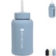 Axis Glass Straw Bottle, 21oz.