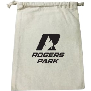 Cotton Canvas Natural Drawstring Pouch - SB2667