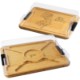 Rectangle Flip Serve & Store Board with State Engraving