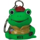 Fireman Rubber Frog Key Chain