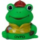 Mini Fireman Rubber Frog