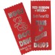 Anti-Drug Theme Stick-On Red Ribbon, 2" x 6"
