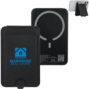 Prestige 20W Magnetic Wireless Power Bank w/ Card Holder & Find My Tracker, 5000mAh - AR2246