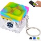 Push Pop Charging Cable w/ Key Ring & Screen Cleaner