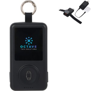 Charter Light Up Power Bank w/ Watch Charger & Key Ring, 6200mAh - AR2256