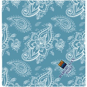 Square 100% Cotton Bandanna, 22" x 22"- Direct Import - RP1022