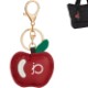 Apple Leather Key Chain