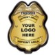Junior Police Officer Trooper Badge, Gold