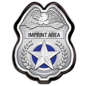 Junior Police Officer Star Badge, Silver - JPB604