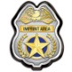 Junior Police Officer Star Badge, Silver/Gold