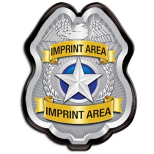 Junior Police Officer Star Badge, Silver - JPB610