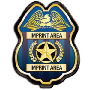Junior Police Officer Patriotic Badge - JPB611