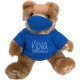Blue Scrub Plush Bear, 8"