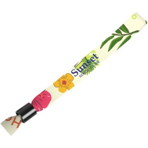 Sublimated Event Wristband W/ Locking Bead, 5/8" - Direct Import - RP1049