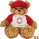 Baseball Plush Bear, 9"