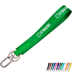 Nylon Woven Keychain Lanyard, 1" - Direct Import - RP1054