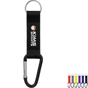 Dye Sublimation Pocket Lanyard with Carabiner & Keyring, 3/4" - Direct Import - RP1055