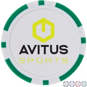 Poker Chip Golf Ball Marker - Direct Import - RP1062