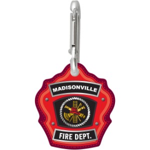 Fire Hat Shield Carabiner Tag - GE1335