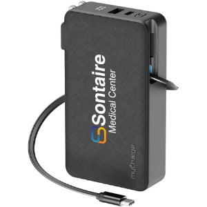 MyCharge® Retractable All in One Power Bank, 10000mAh - HG1341