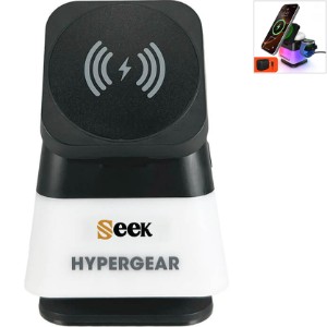 Hypergear® PowerFold Cube 3-in-1 Wireless Charging Stand w/ 15W Magnetic Wireless Fast Charge - HG1345